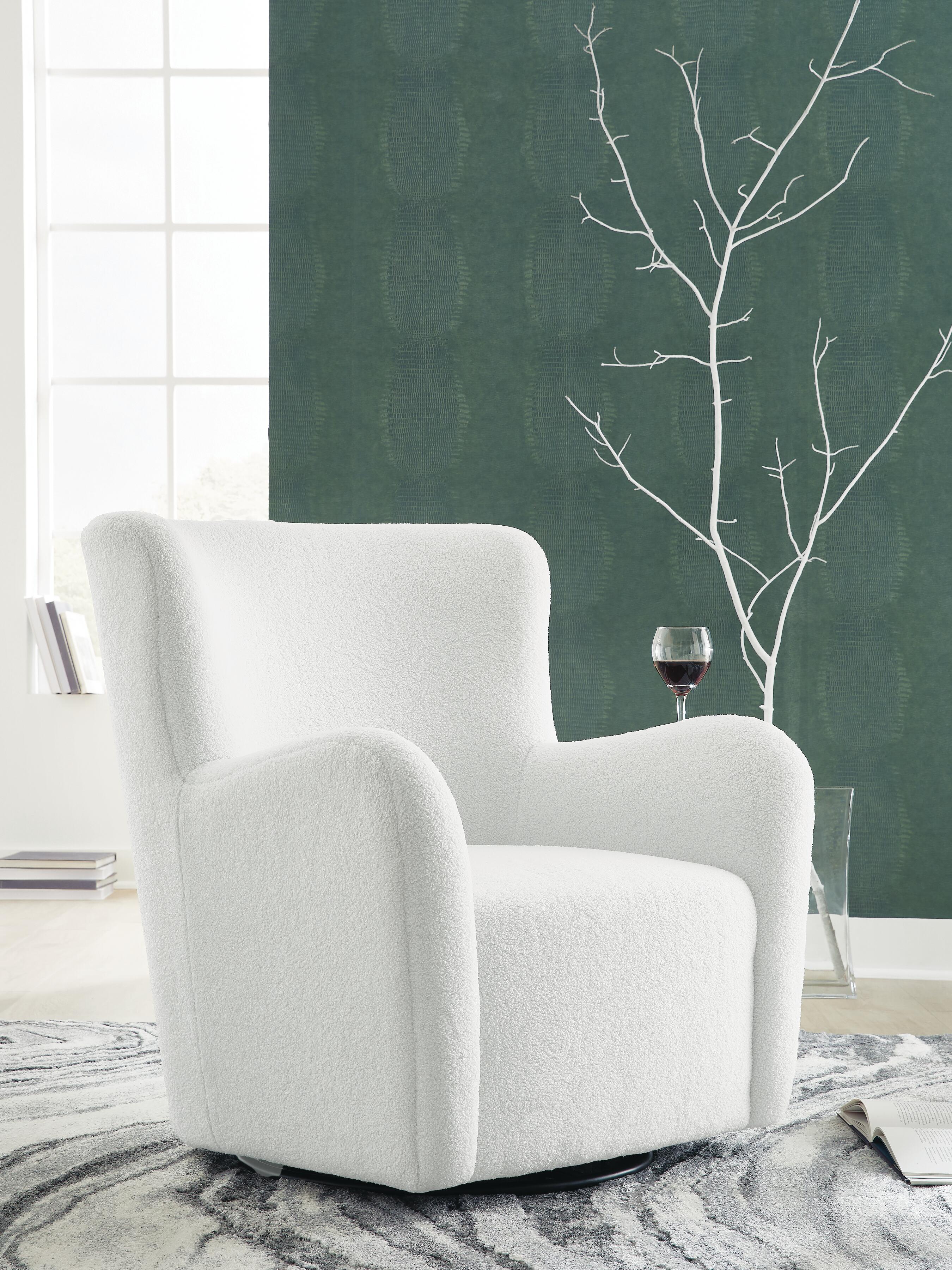 Rowenburg Swivel Glider Accent Chair - Luxury Home Furniture (MI)
