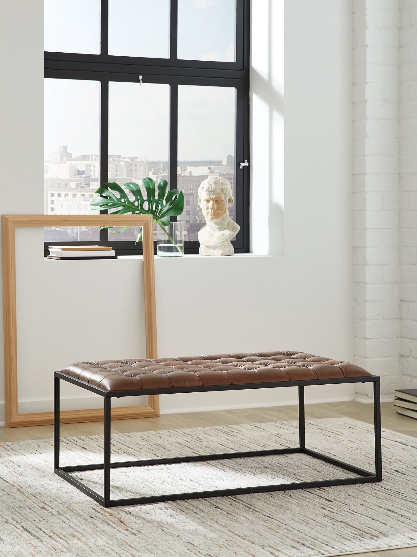 Junsor Coffee Table Ottoman - Luxury Home Furniture (MI)