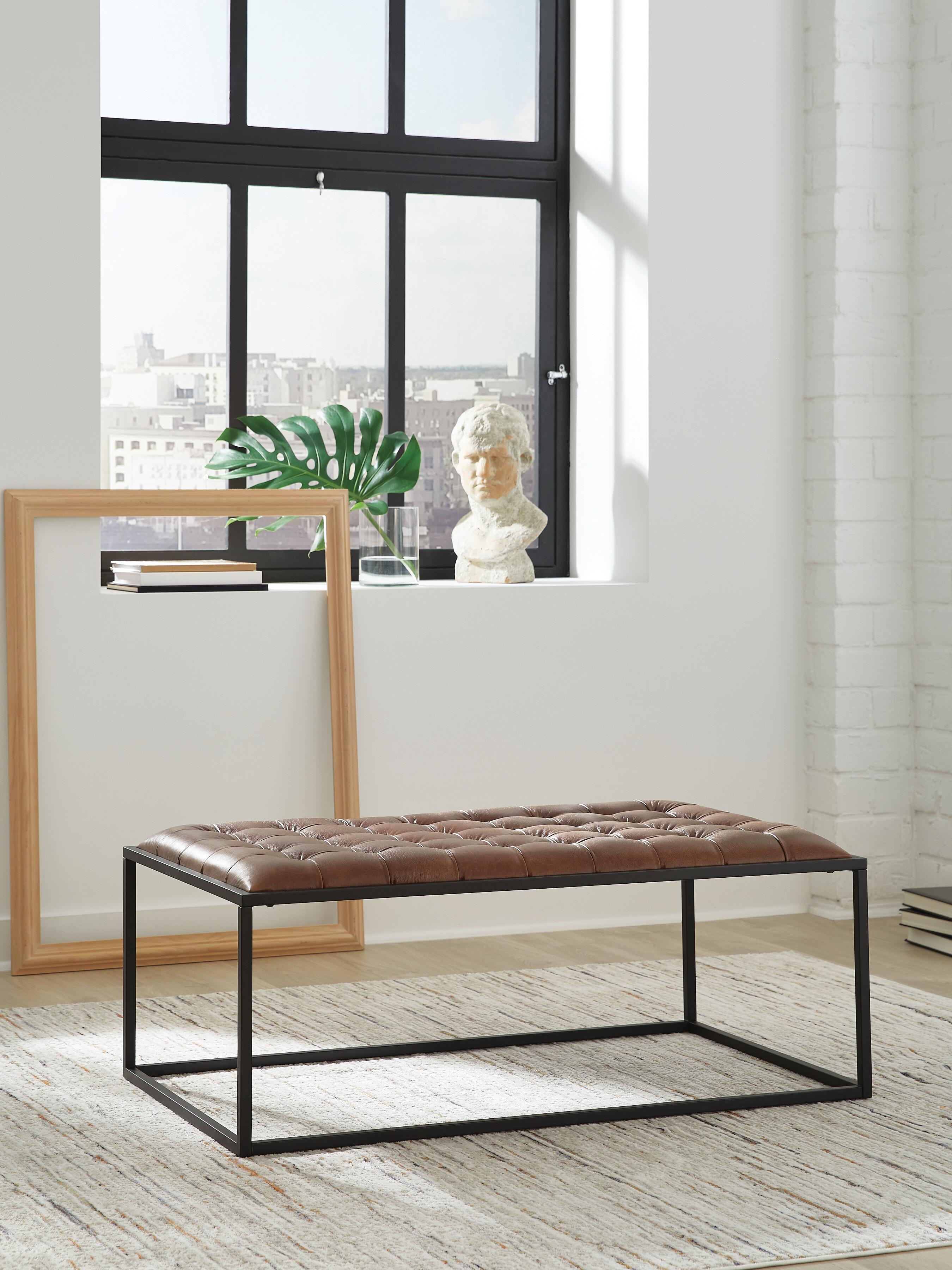 Junsor Coffee Table Ottoman - Luxury Home Furniture (MI)