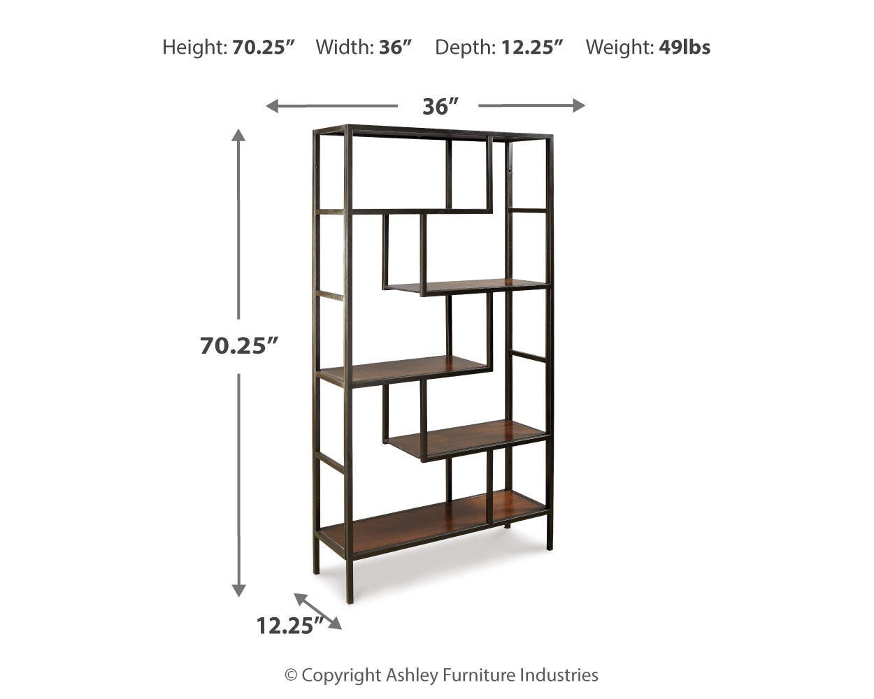 Frankwell Bookcase - Luxury Home Furniture (MI)
