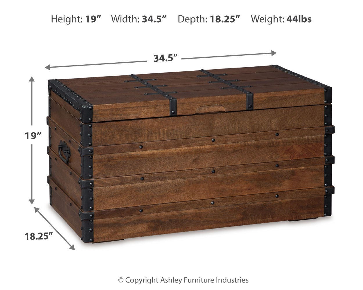 Kettleby Storage Trunk - Luxury Home Furniture (MI)