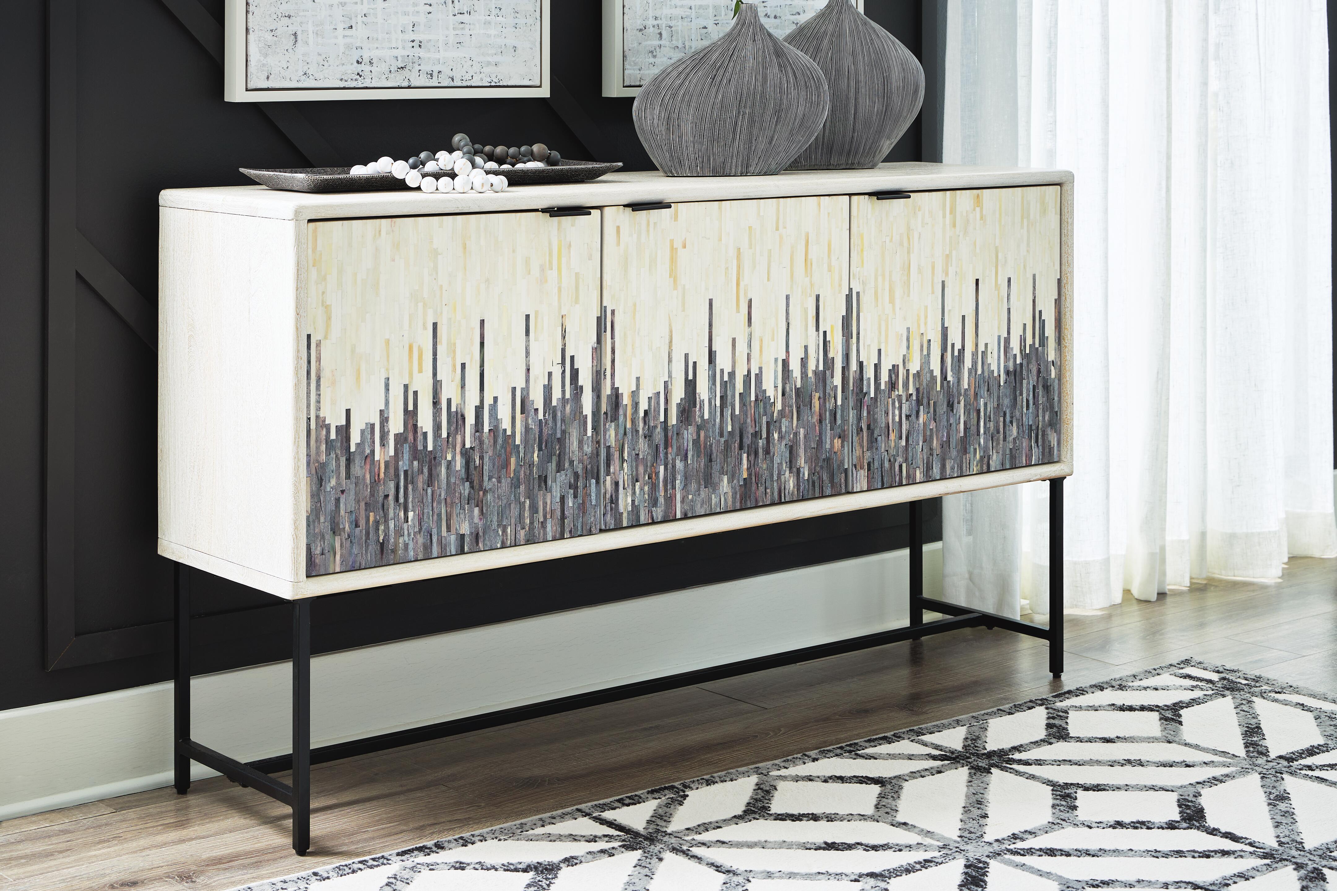Freyton Accent Cabinet - Luxury Home Furniture (MI)