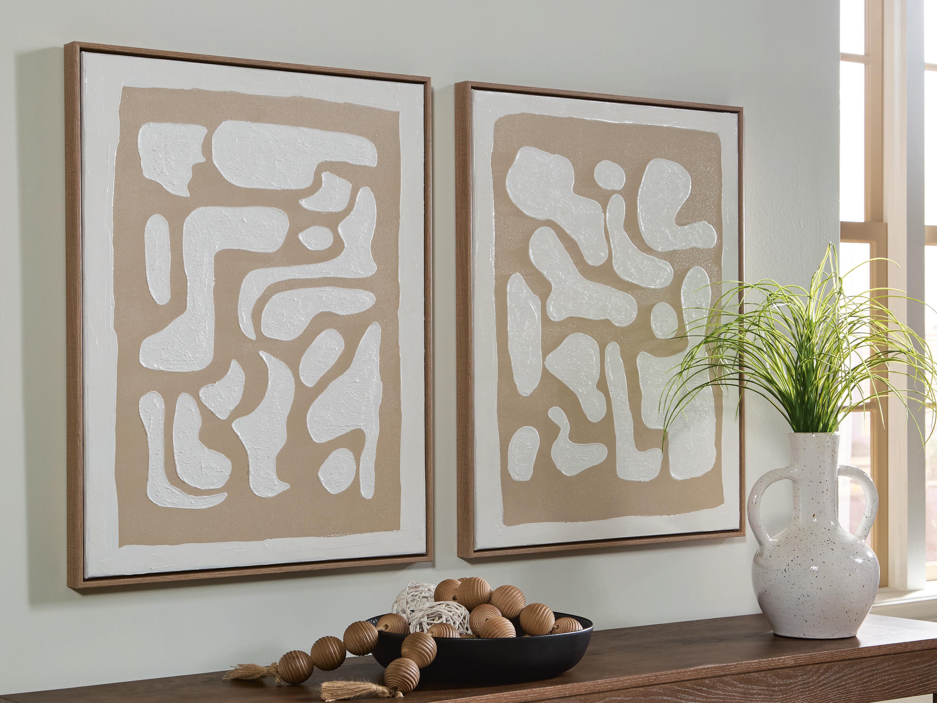 Waldett Wall Art (Set of 2) - Luxury Home Furniture (MI)