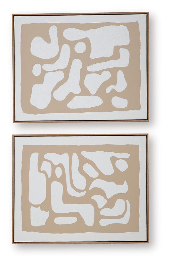 Waldett Wall Art (Set of 2) - Luxury Home Furniture (MI)