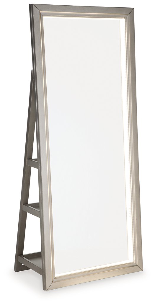 Evesen Floor Standing Mirror with Storage - Luxury Home Furniture (MI)