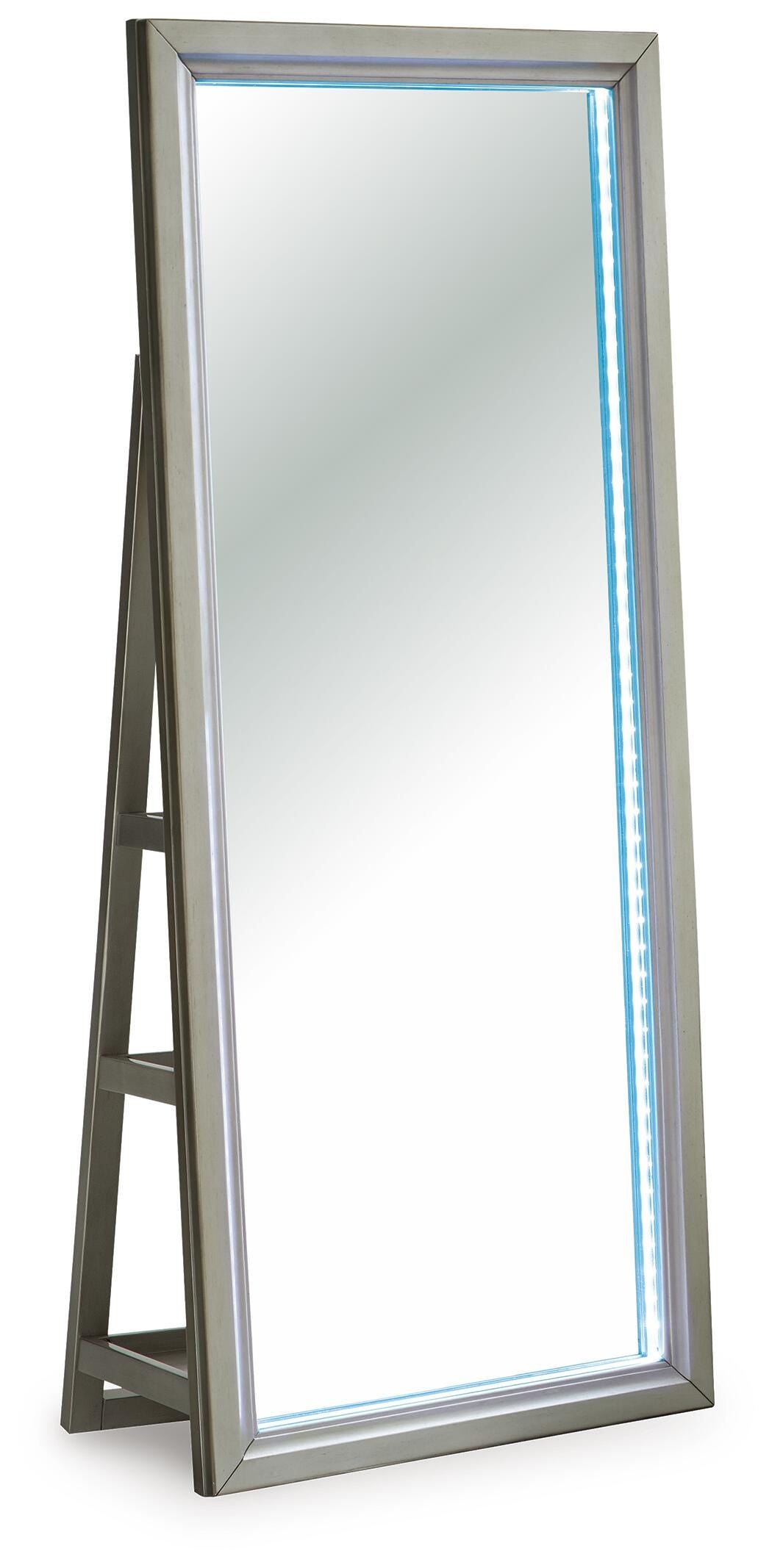Evesen Floor Standing Mirror/Storage - Luxury Home Furniture (MI)