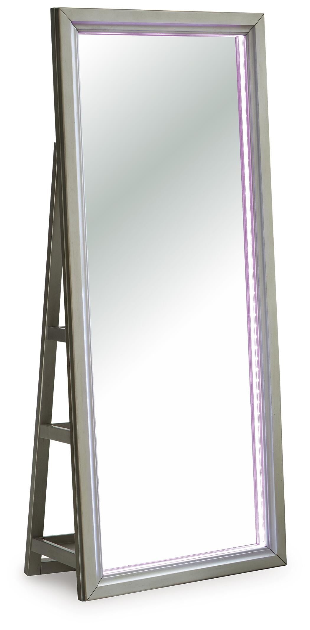 Evesen Floor Standing Mirror/Storage - Luxury Home Furniture (MI)