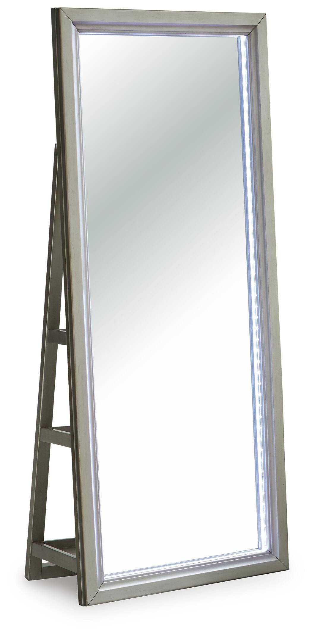 Evesen Floor Standing Mirror/Storage - Luxury Home Furniture (MI)