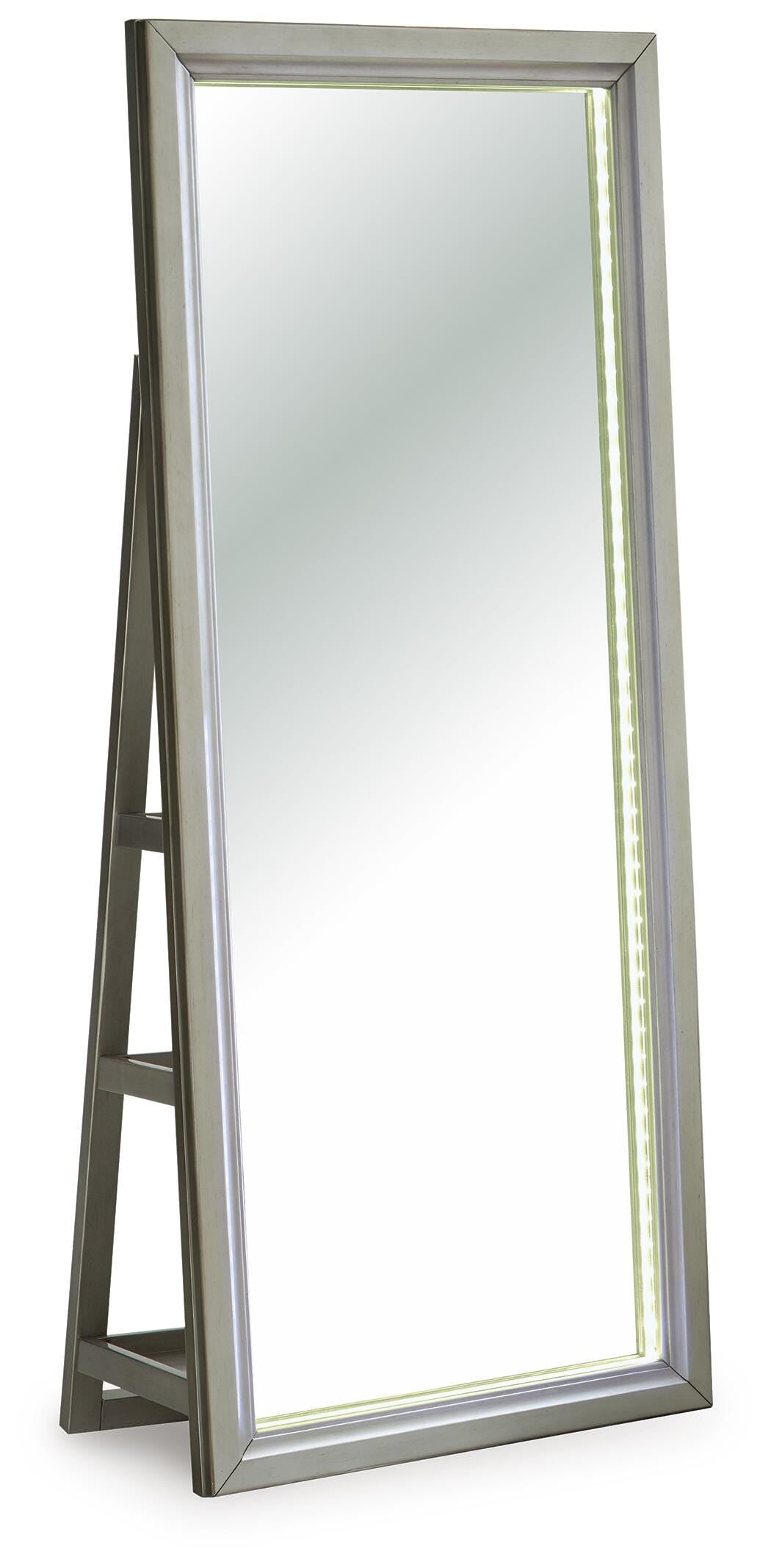 Evesen Floor Standing Mirror/Storage - Luxury Home Furniture (MI)