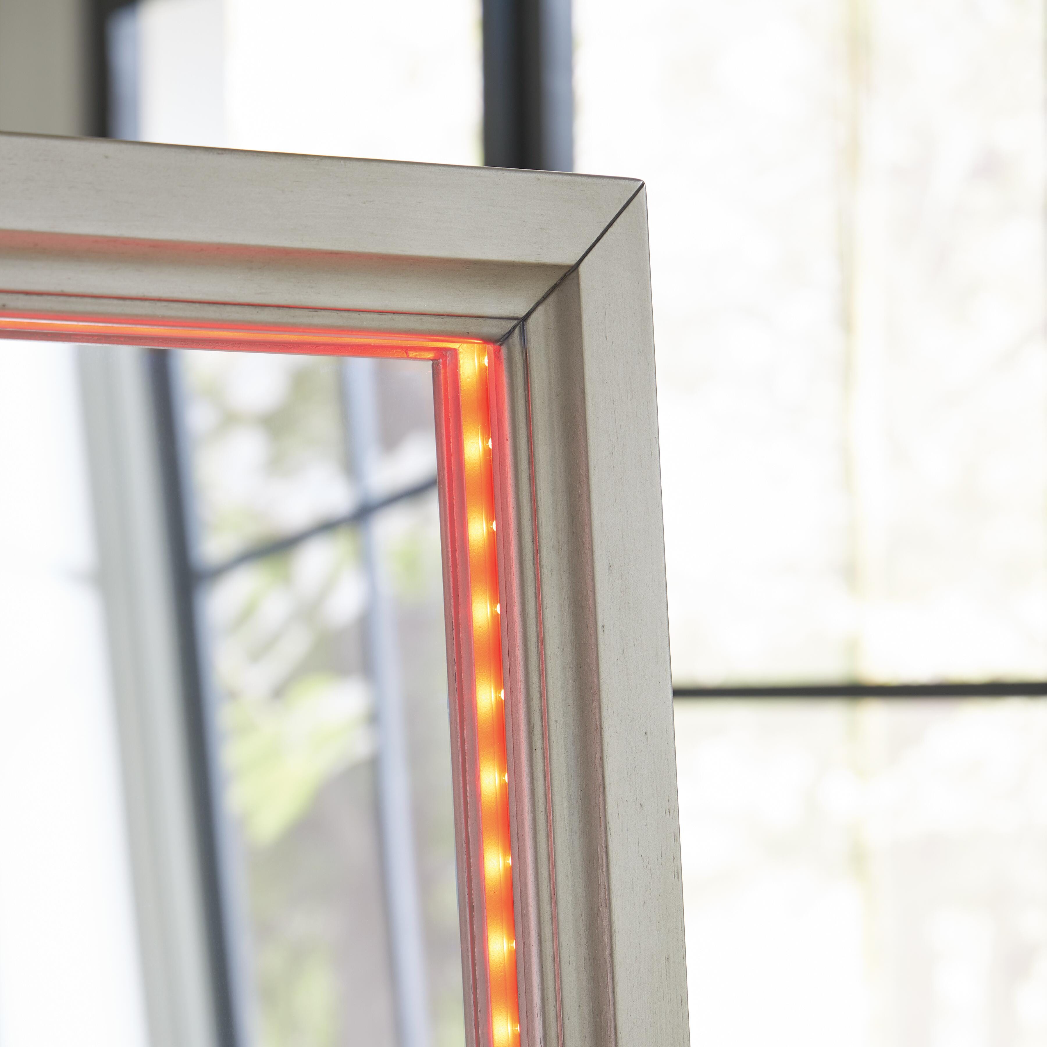 Evesen Floor Standing Mirror/Storage - Luxury Home Furniture (MI)