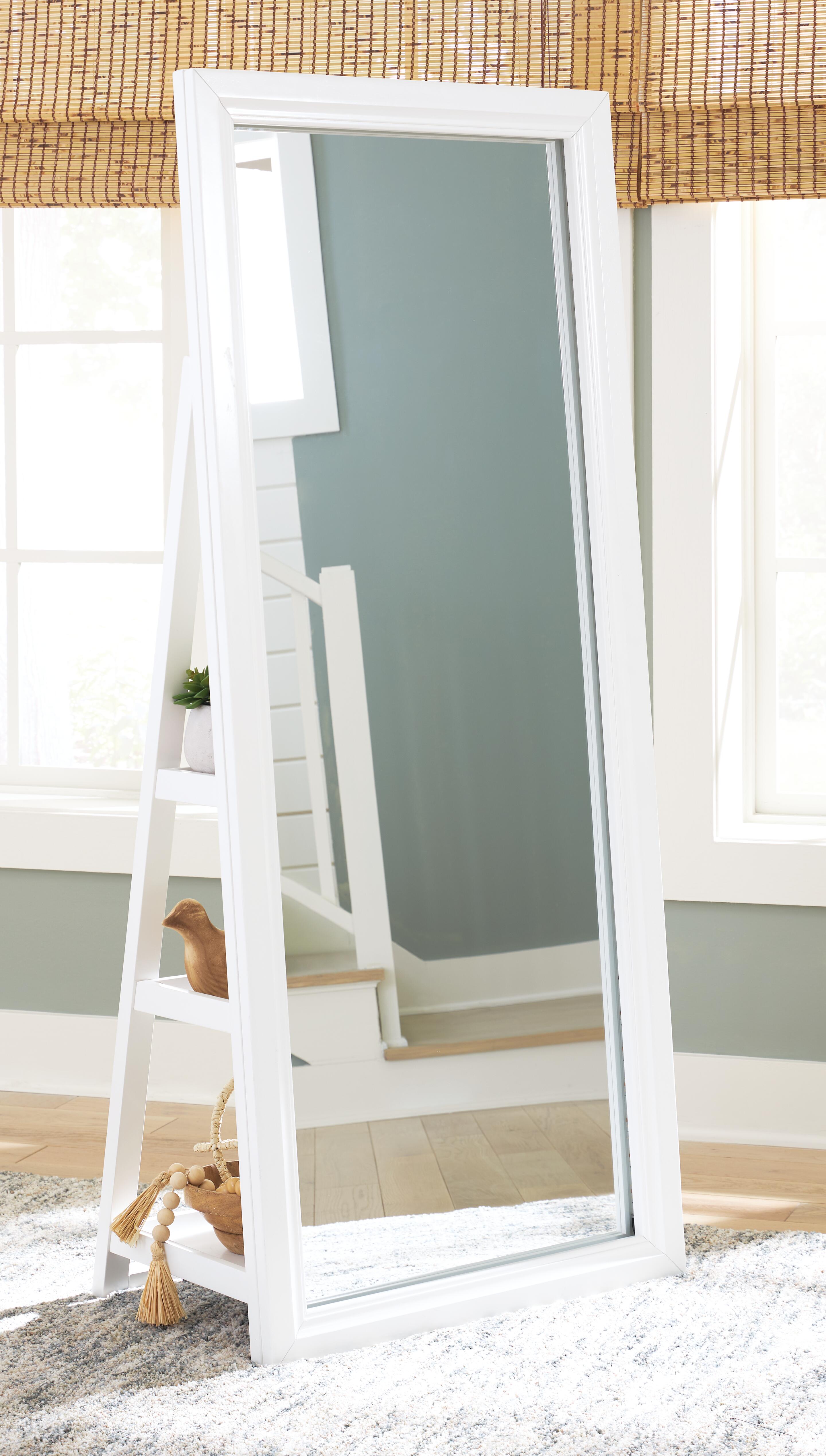 Evesen Floor Standing Mirror/Storage - Luxury Home Furniture (MI)