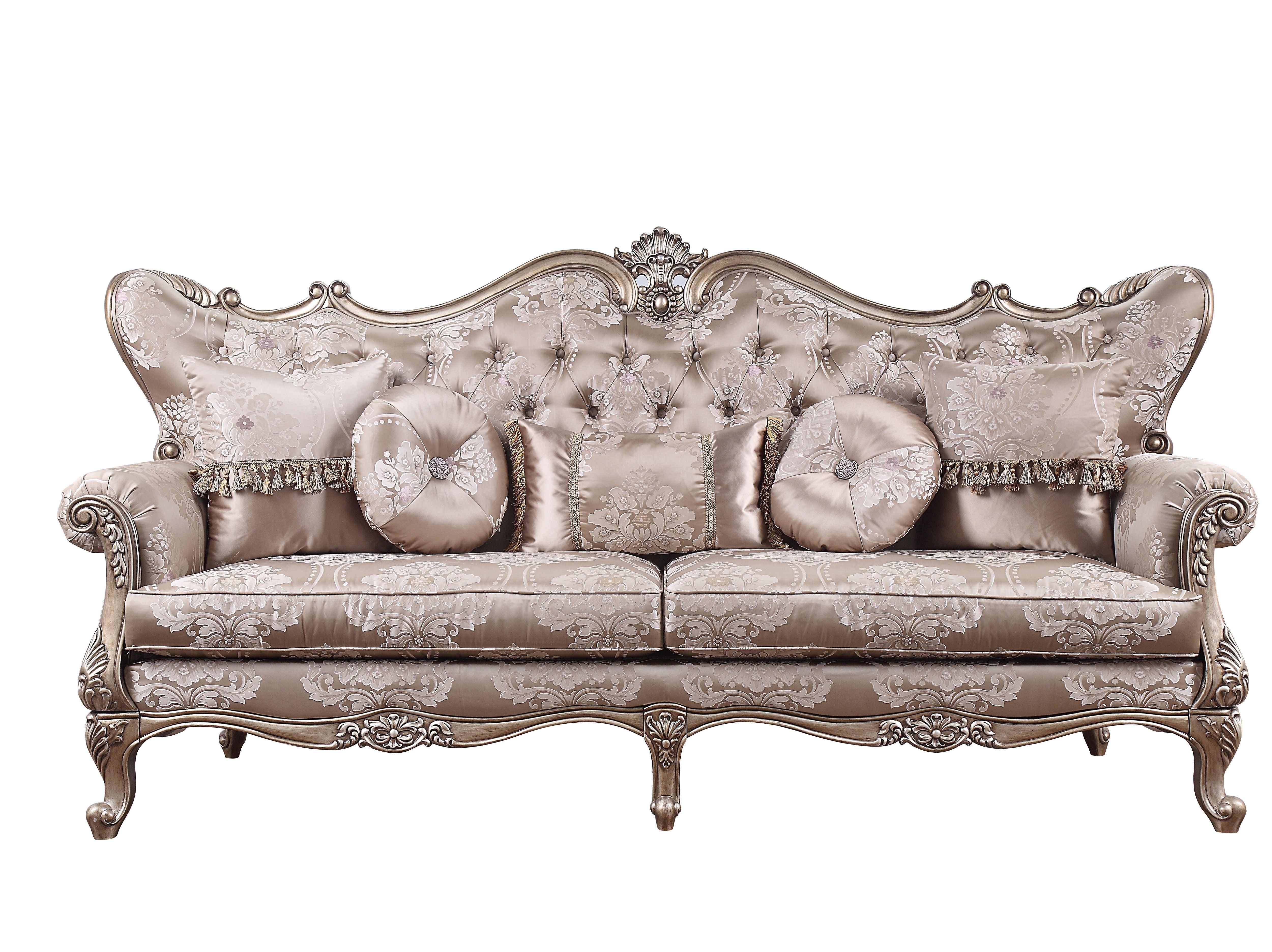 Jayceon - Sofa - Fabric & Champagne - Luxury Home Furniture (MI)