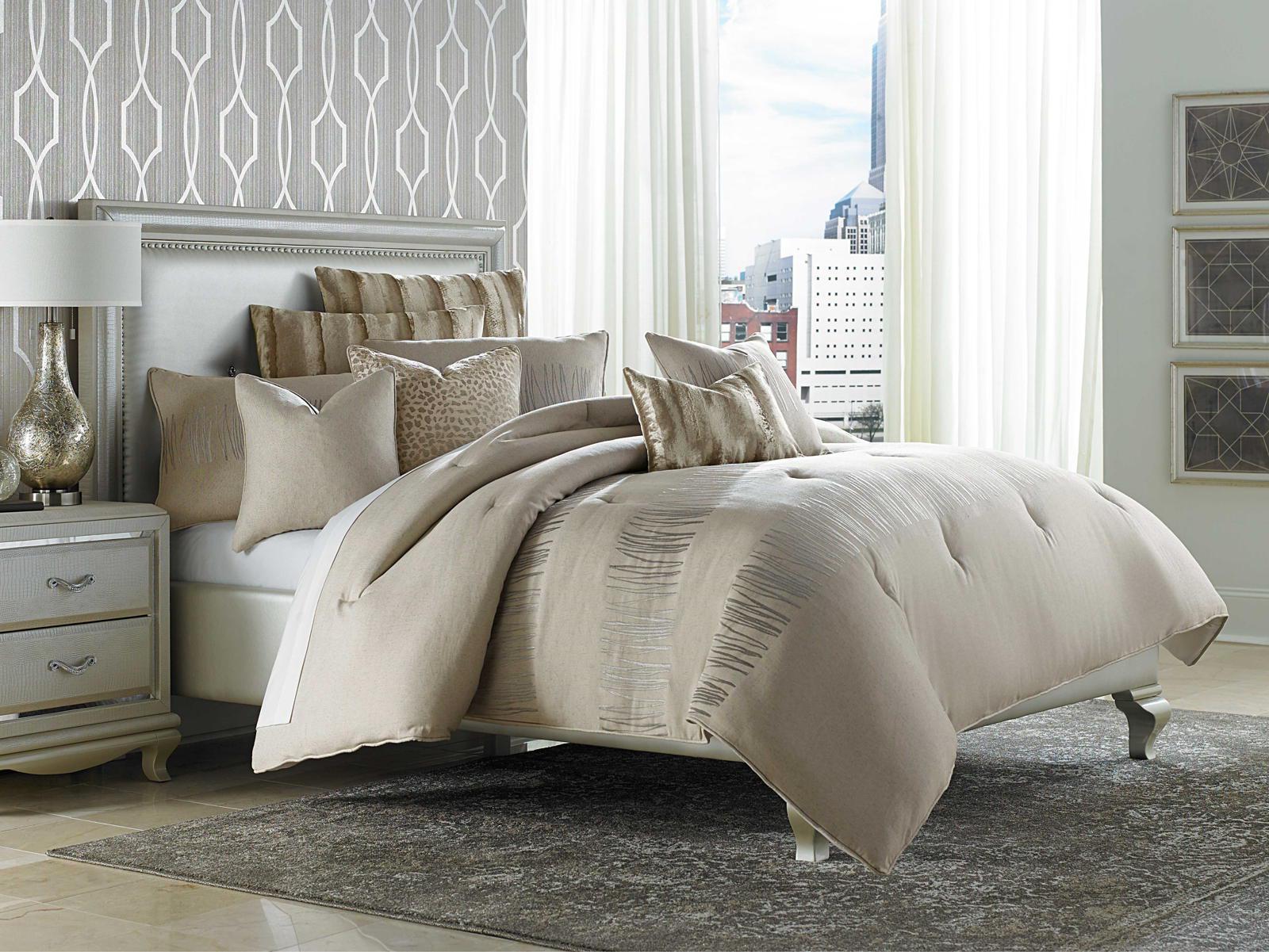 Captiva 9-pc Queen Comforter Set in Neutral