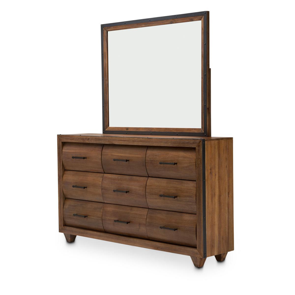 Brooklyn Walk Mirror in Burnt Umber - Luxury Home Furniture (MI)