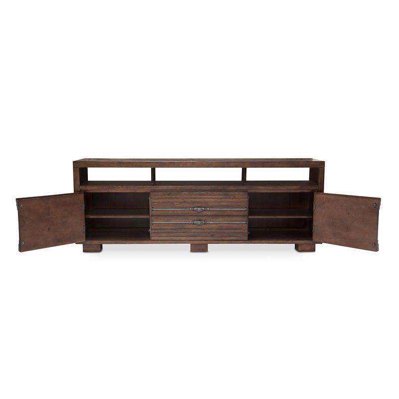 Carrollton TV Console in Rustic Ranch