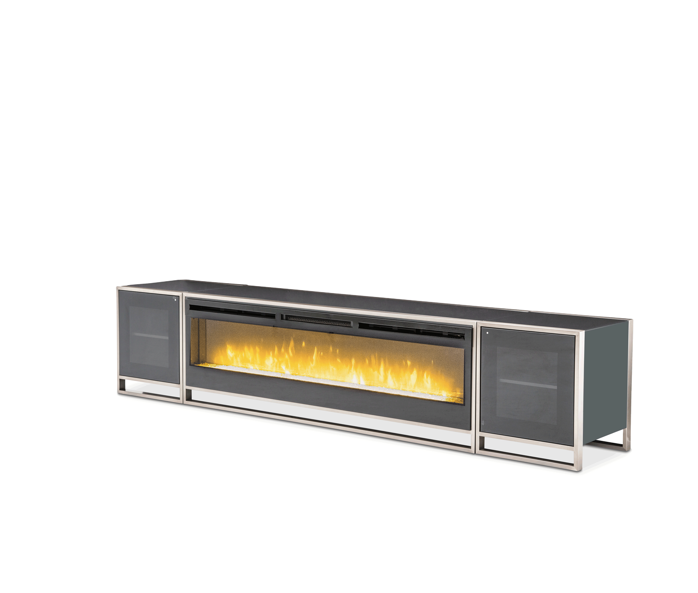 Metro Lights Fireplace Insert in Midnight