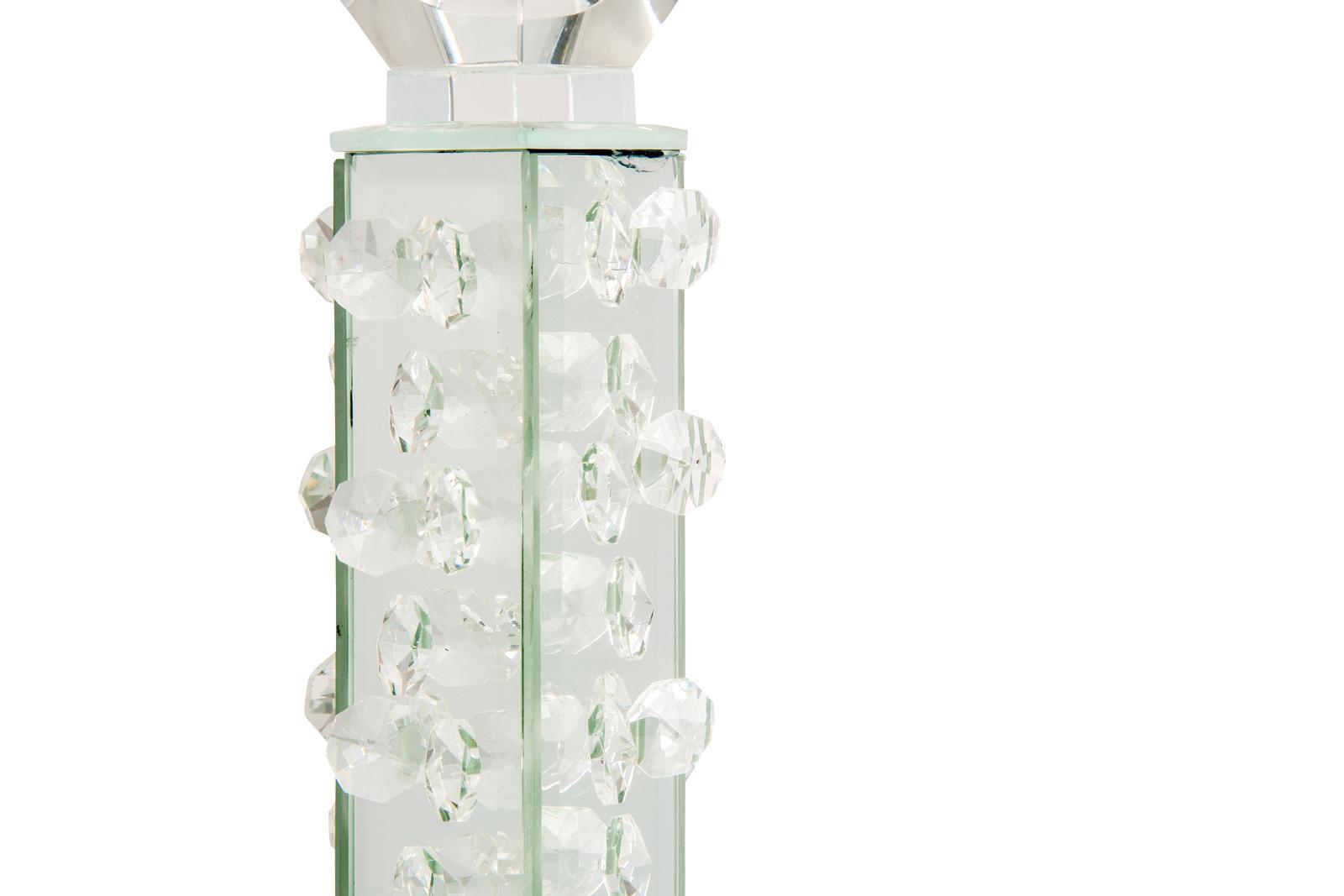 AICO Montreal Crystal Tower w/Mirror, Small (2/pack)