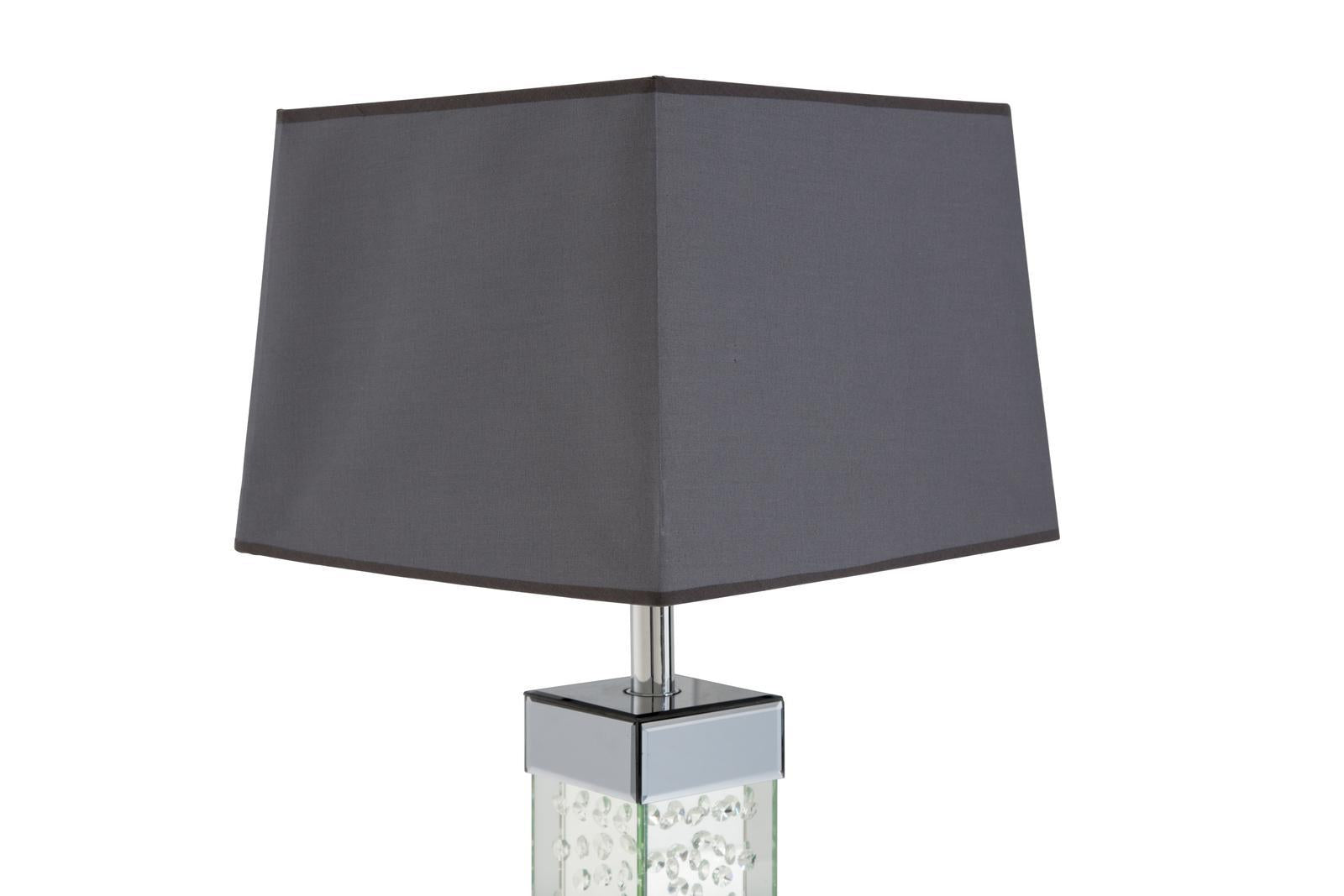 Montreal Slender Table Floor Lamp w/Crystal Accents - Luxury Home Furniture (MI)