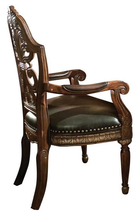 Villa Valencia Writing Desk Chair in Chestnut