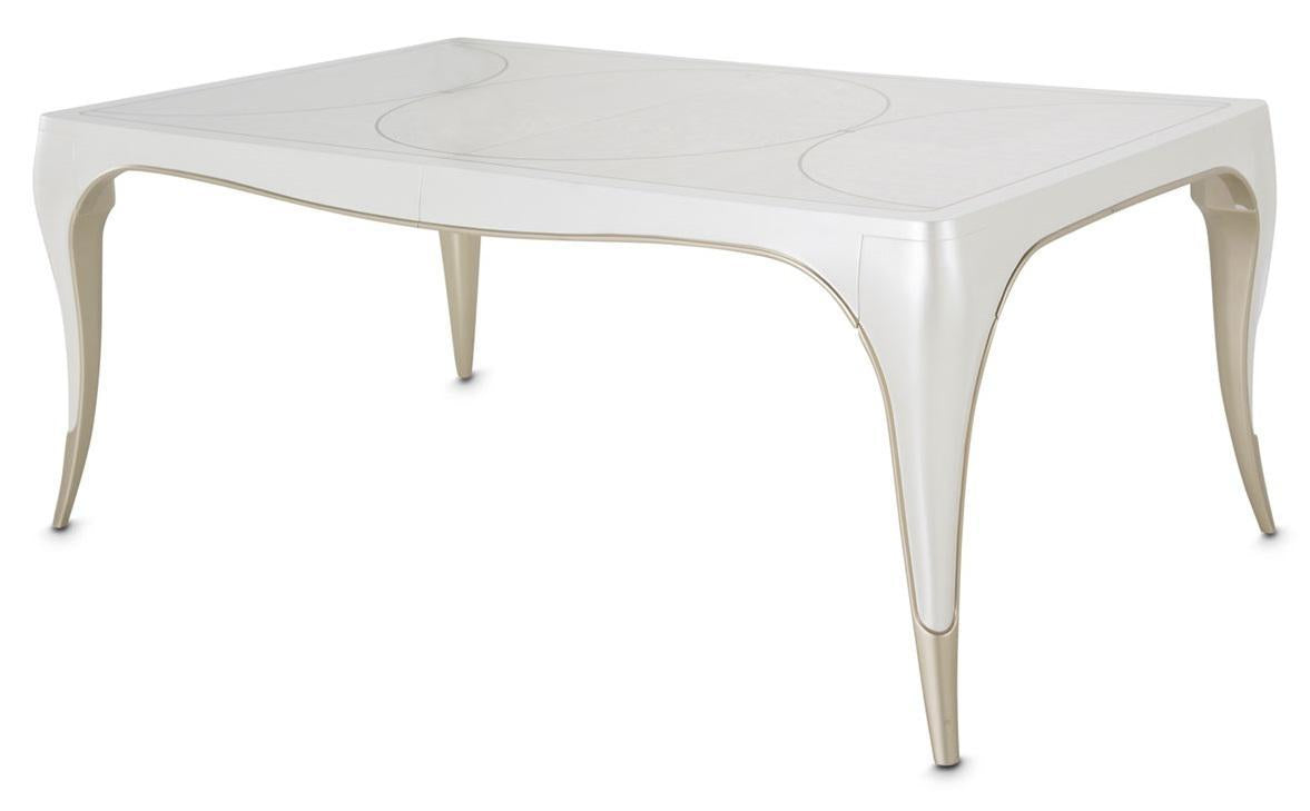 Furniture London Place Dining Table in Creamy Pearl - Luxury Home Furniture (MI)