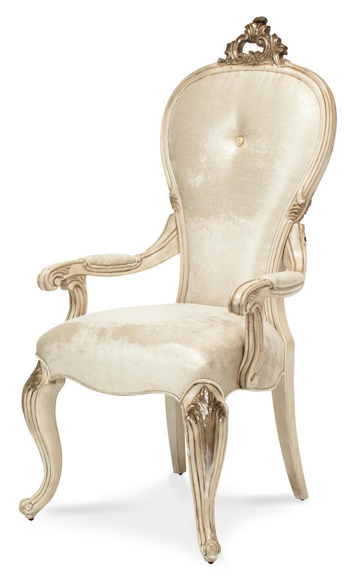 Platine de Royale Arm Chair in Champagne (Set of 2)