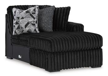 Midnight-Madness Sectional with Chaise - Luxury Home Furniture (MI)