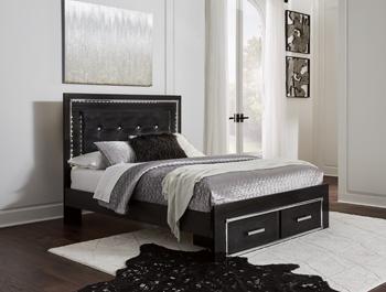 Kaydell Upholstered Bed with Storage - Luxury Home Furniture (MI)