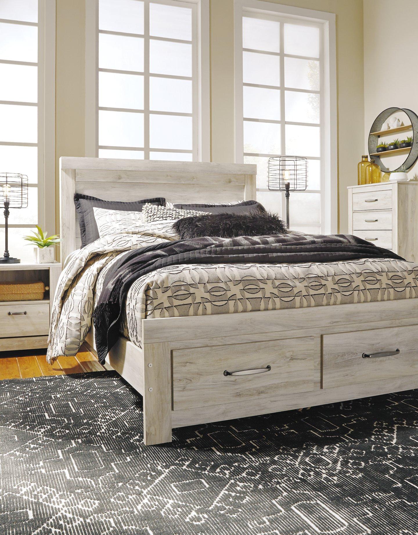 Bellaby Bed with 2 Storage Drawers - Luxury Home Furniture (MI)