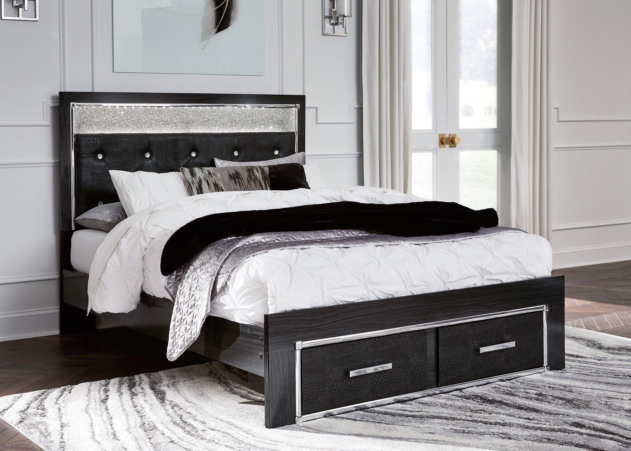 Kaydell Upholstered Panel Storage Bed - Luxury Home Furniture (MI)