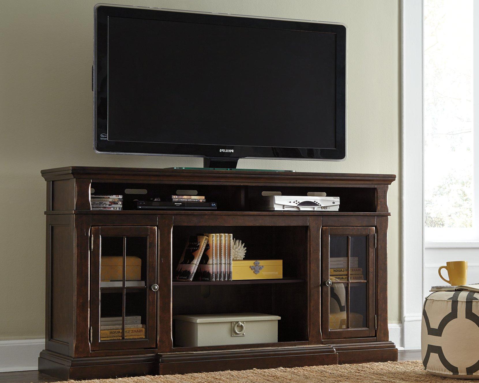 Roddinton 72" TV Stand with Electric Fireplace - Luxury Home Furniture (MI)