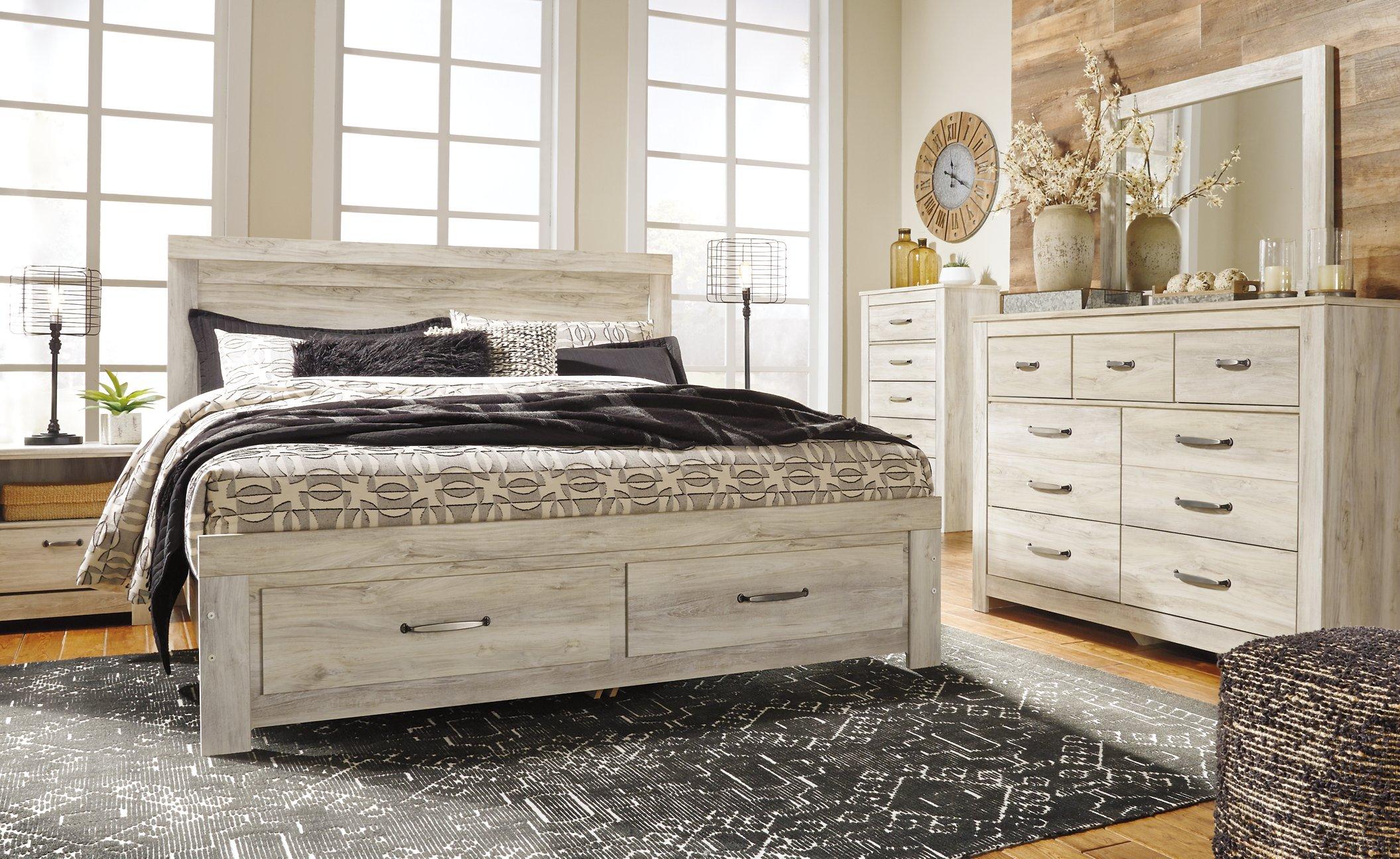 Bellaby Bed with 2 Storage Drawers - Luxury Home Furniture (MI)