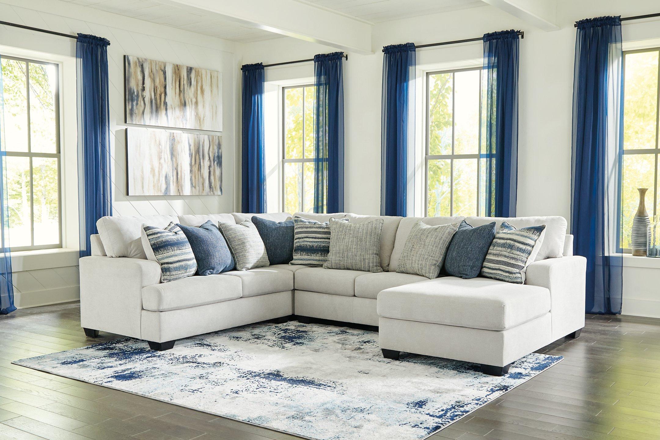 Lowder Sectional with Chaise - Luxury Home Furniture (MI)
