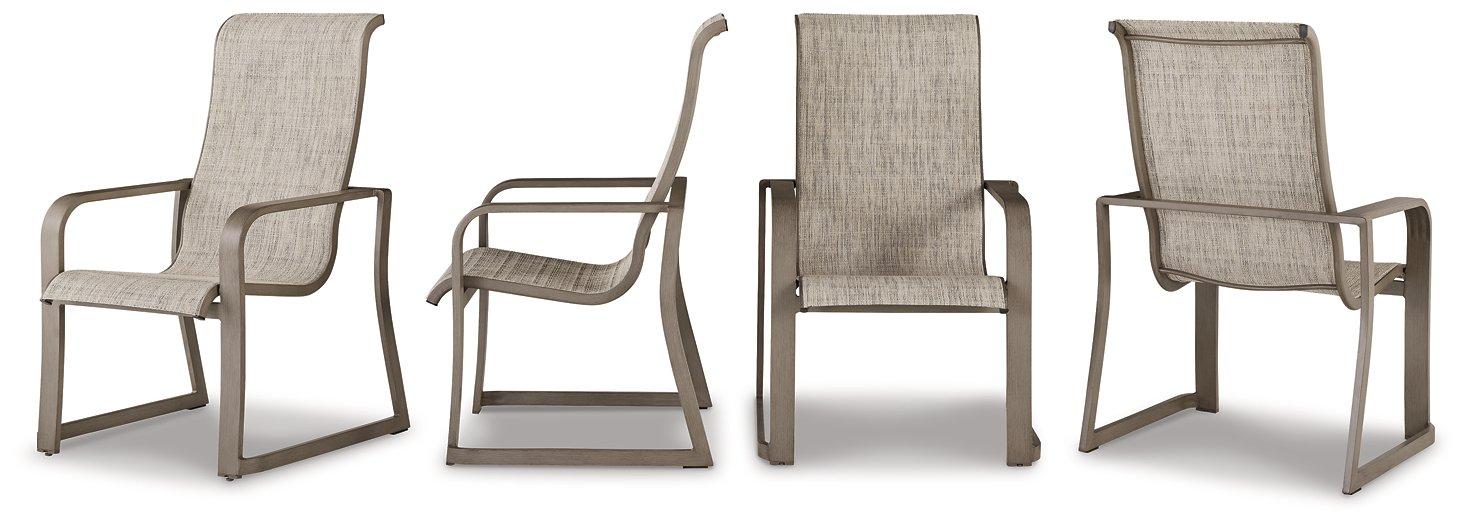 Beach Front Sling Arm Chair (Set of 4) - Luxury Home Furniture (MI)