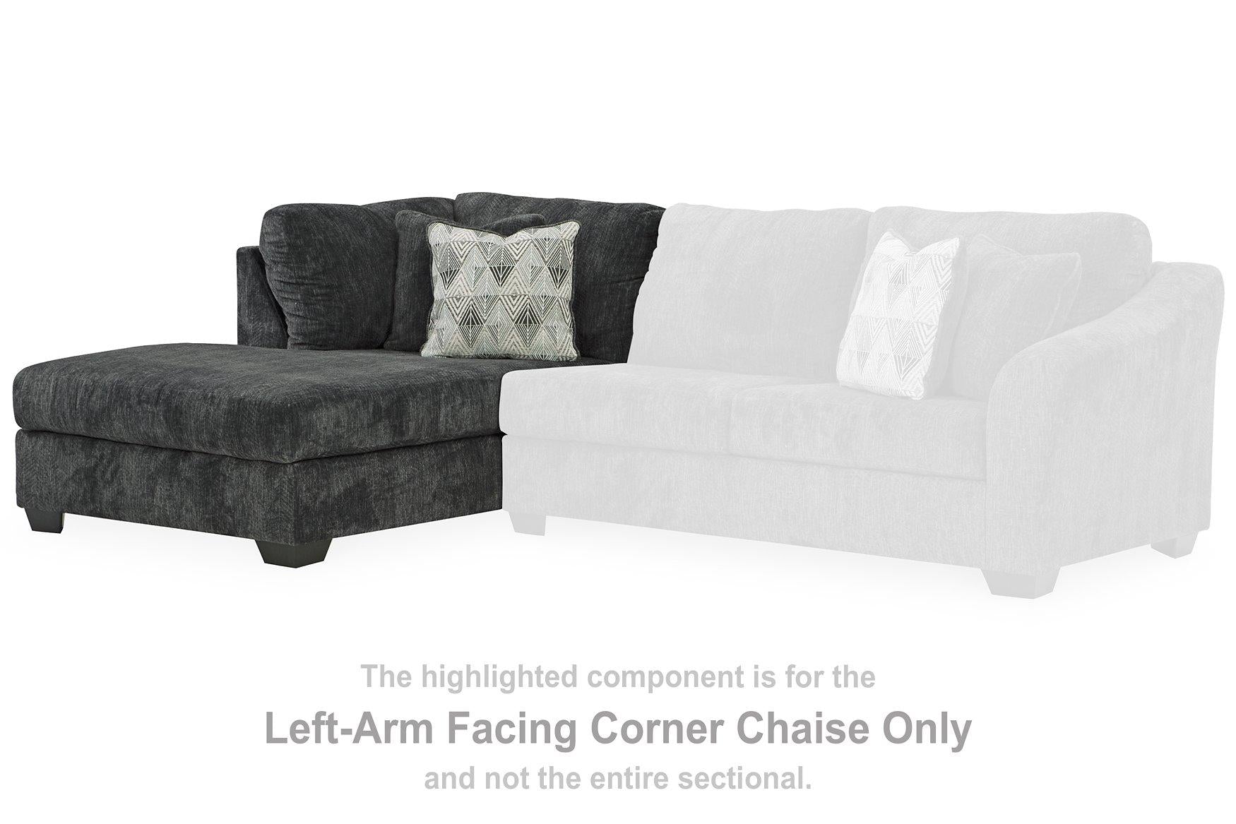 Biddeford 2-Piece Sleeper Sectional with Chaise - Luxury Home Furniture (MI)