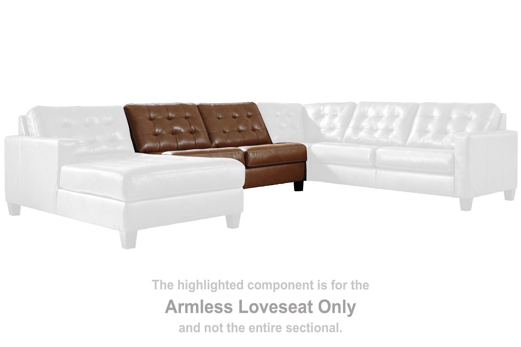 Baskove Sectional with Chaise - Luxury Home Furniture (MI)