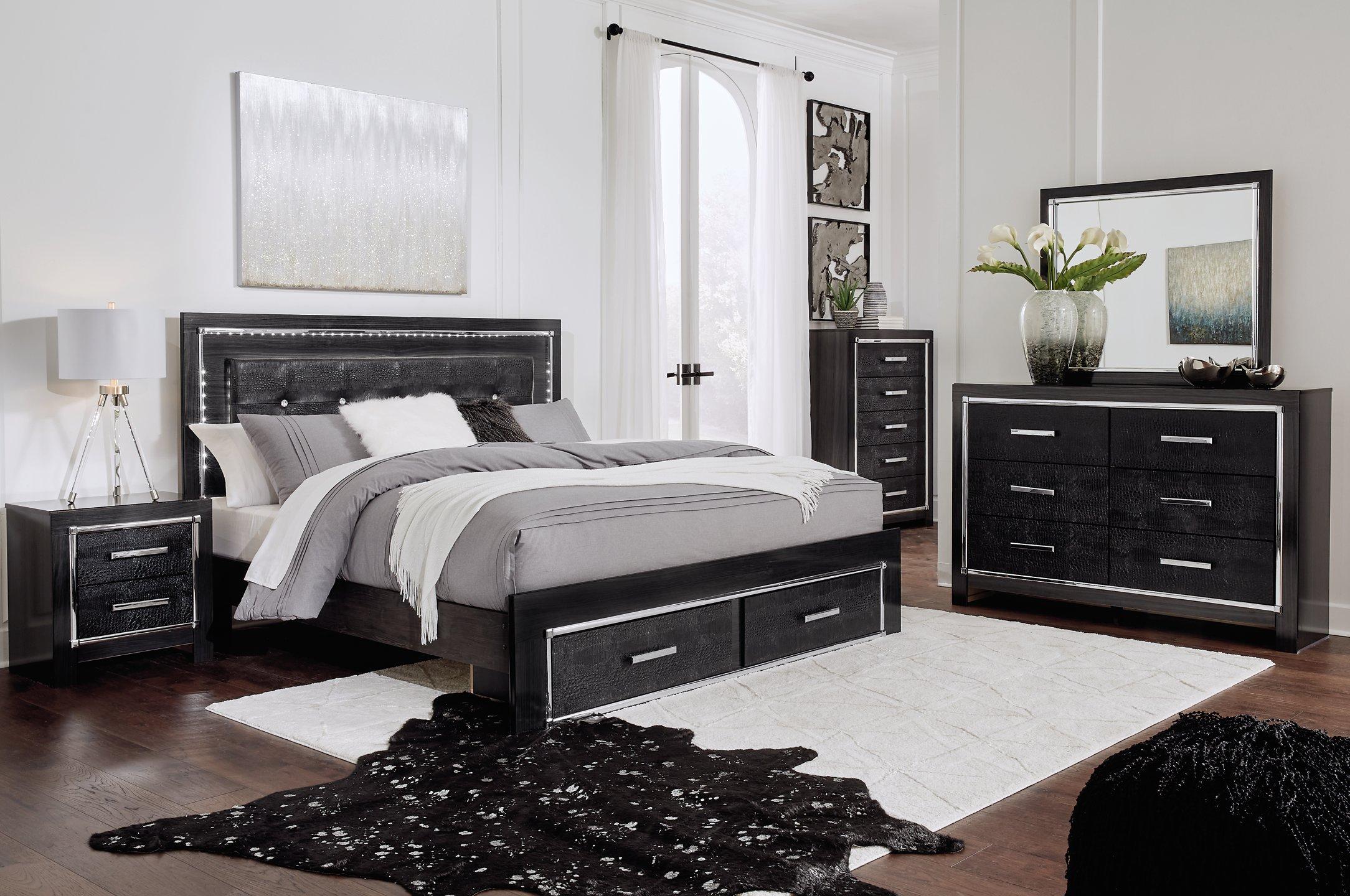 Kaydell Upholstered Bed with Storage - Luxury Home Furniture (MI)