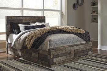 Derekson Bed with 6 Storage Drawers - Luxury Home Furniture (MI)