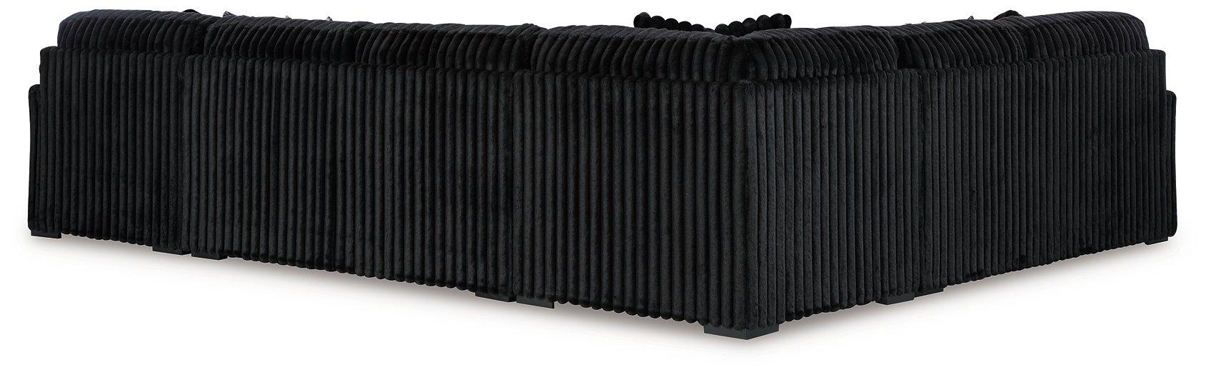 Midnight-Madness Sectional with Chaise - Luxury Home Furniture (MI)