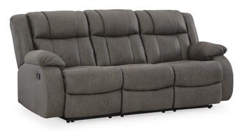 First Base Reclining Sofa - Luxury Home Furniture (MI)