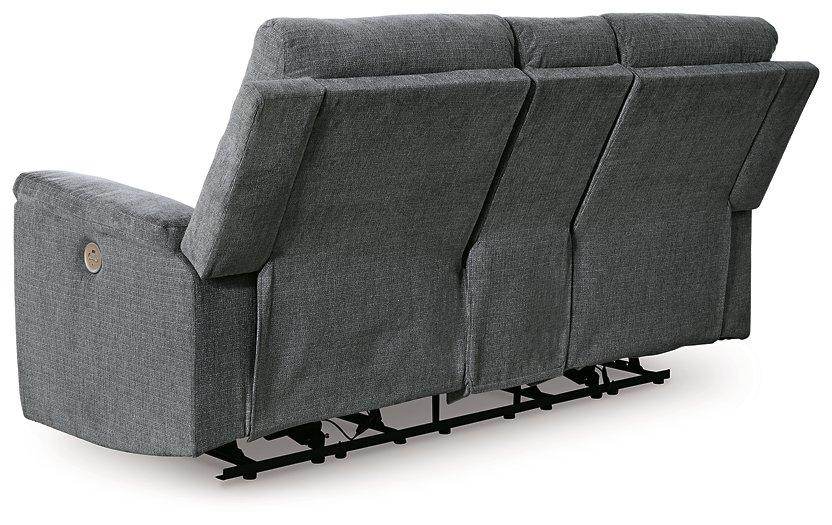 Barnsana Power Reclining Loveseat with Console - Luxury Home Furniture (MI)