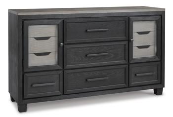 Foyland Dresser and Mirror - Luxury Home Furniture (MI)