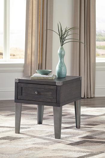Todoe End Table with USB Ports & Outlets - Luxury Home Furniture (MI)