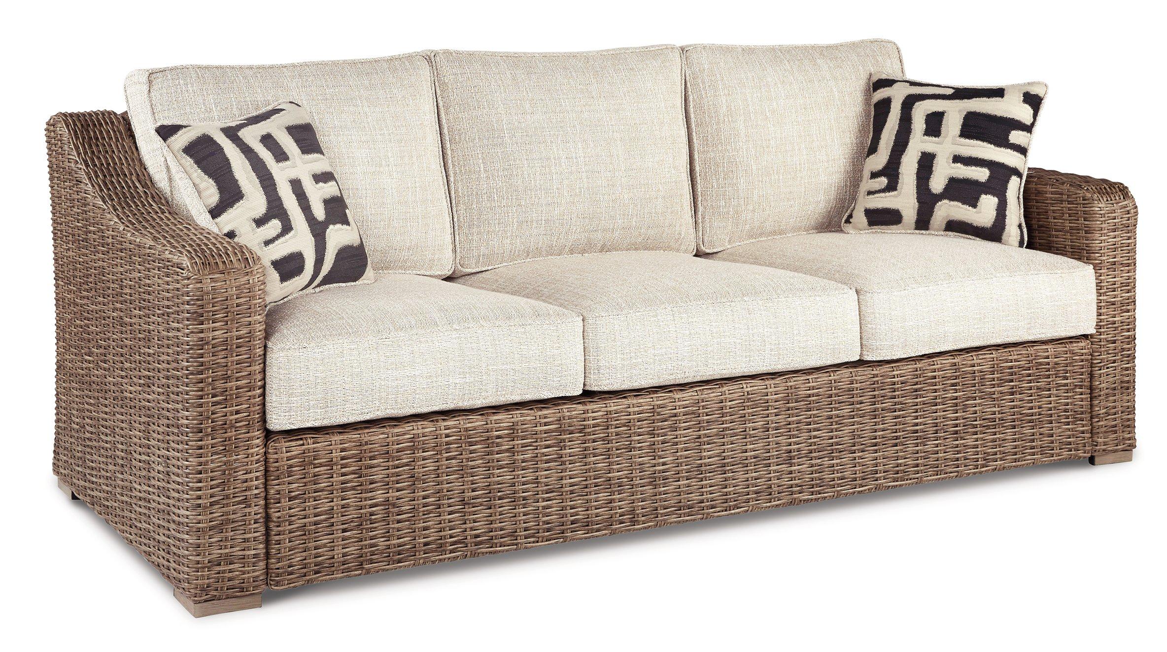 Beachcroft Outdoor Sofa, Lounge Chairs and Fire Pit - Luxury Home Furniture (MI)