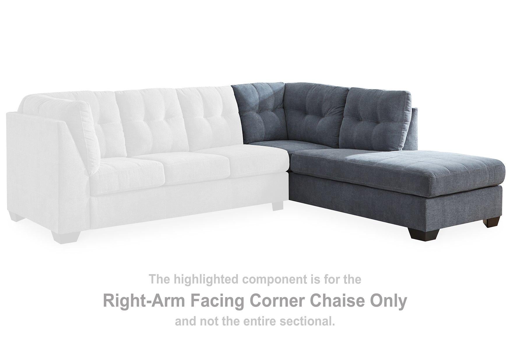 Marleton 2-Piece Sleeper Sectional with Chaise - Luxury Home Furniture (MI)