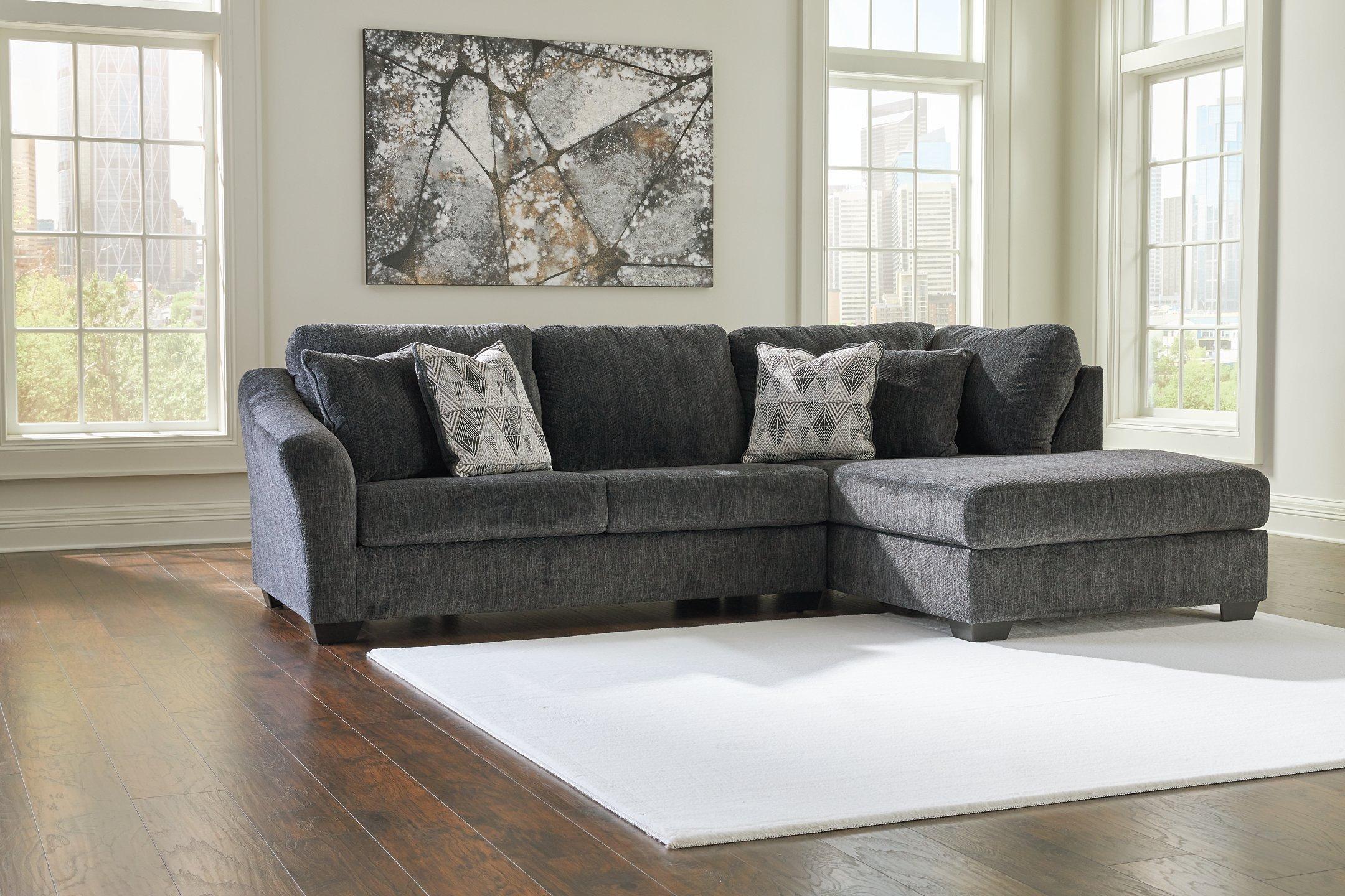 Biddeford 2-Piece Sleeper Sectional with Chaise - Luxury Home Furniture (MI)