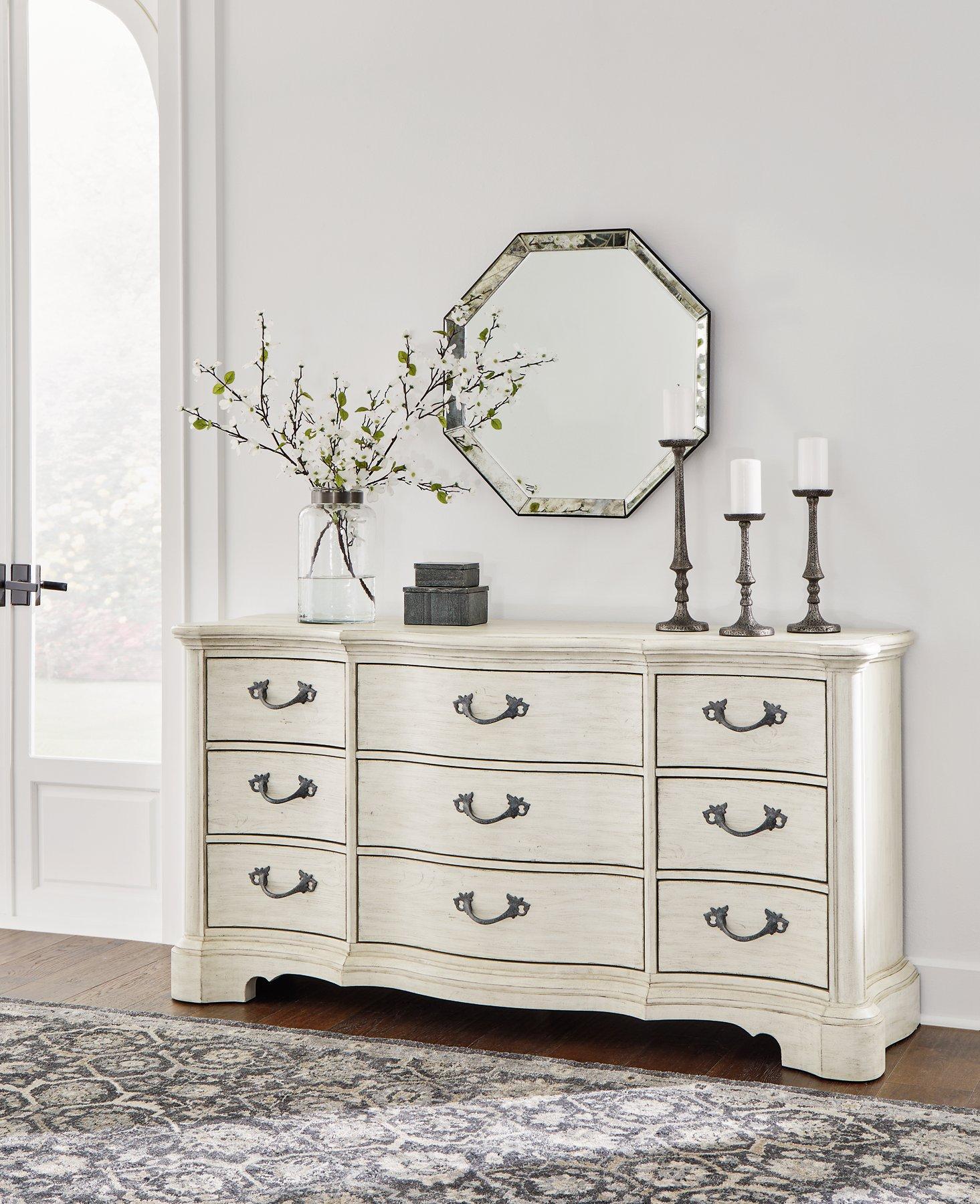 Arlendyne Dresser and Mirror - Luxury Home Furniture (MI)