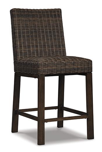 Paradise Trail Outdoor Counter Height Dining Table with 4 Barstools - Luxury Home Furniture (MI)