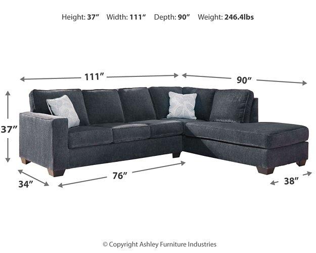 Altari 2-Piece Sectional with Chaise - Luxury Home Furniture (MI)
