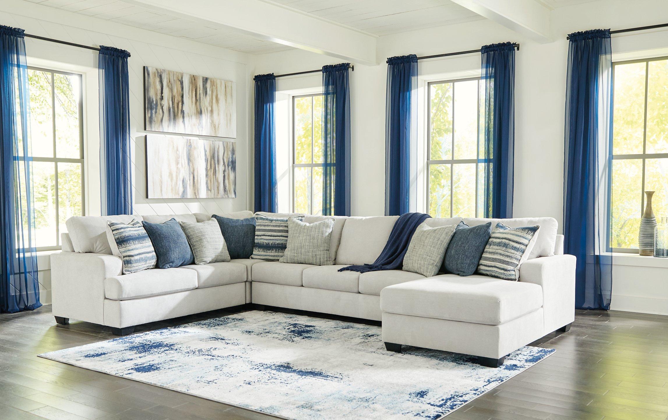 Lowder Sectional with Chaise - Luxury Home Furniture (MI)