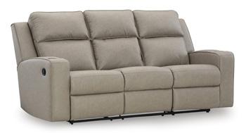 Lavenhorne Reclining Sofa with Drop Down Table - Luxury Home Furniture (MI)